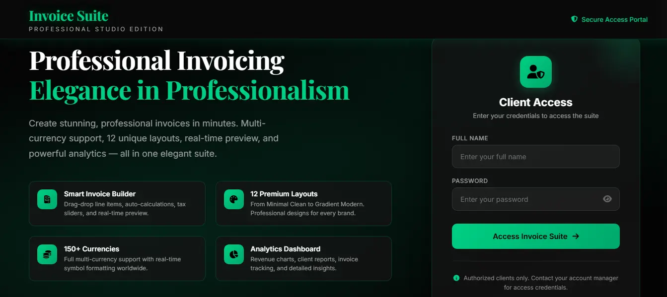Invoice Suite preview